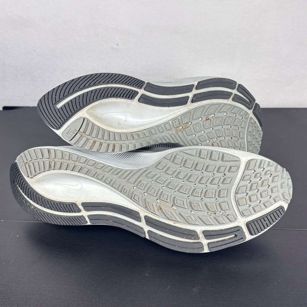 Nike Zoom Pegasus 37 Gray Mesh Running Athletic Sneakers Comfort Sporty Mens 12 - Picture 7 of 14
